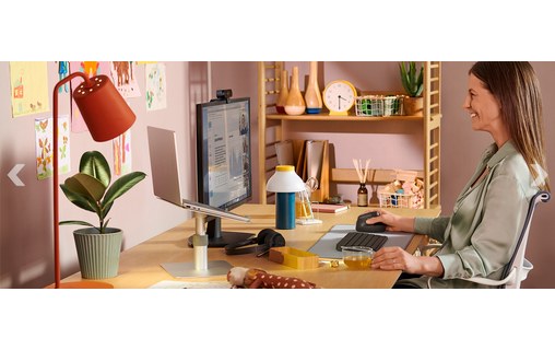 Souris sans fil Logitech Lift - Blanche - Ergonomique, Verticale