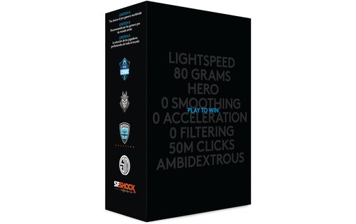 Souris de jeu sans fil Logitech G PRO avec capteur Hero