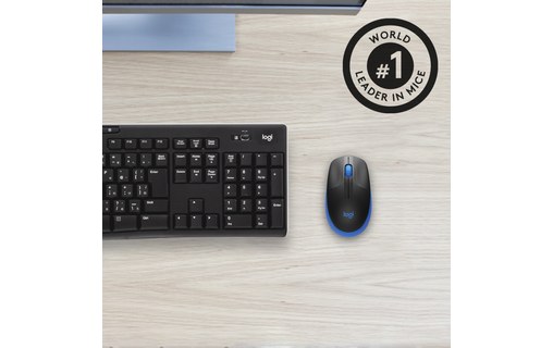 Souris sans fil Logitech M190 - Bleue