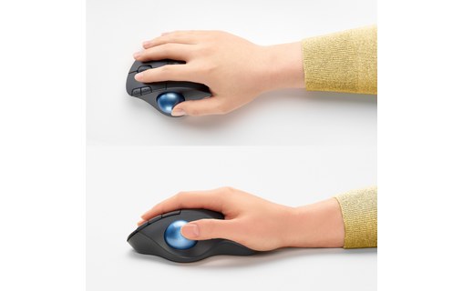 Souris sans fil Logitech ERGO M575 - Graphite - Ergonomique, Trackball