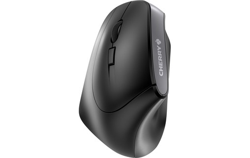 Souris sans fil CHERRY MW 4500 - Grise, Noire - Pour gaucher, Ergonomique