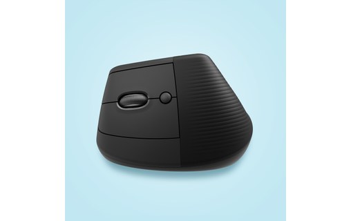 Souris sans fil Logitech Lift - Graphite - Pour gaucher, Ergonomique
