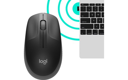Souris sans fil Logitech M190 - Charbon
