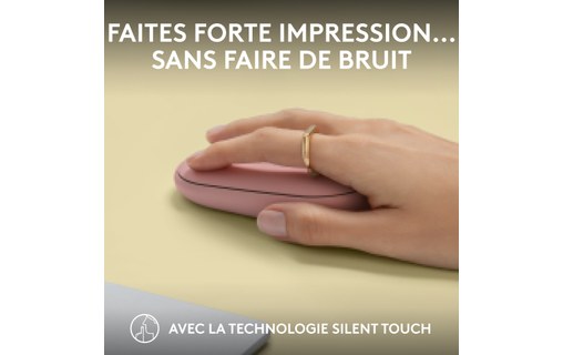 Souris sans fil Logitech Pebble 2 M350s - Rose