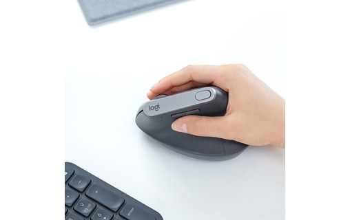 Souris sans fil Logitech MX Vertical - Graphite - Ergonomique, Verticale