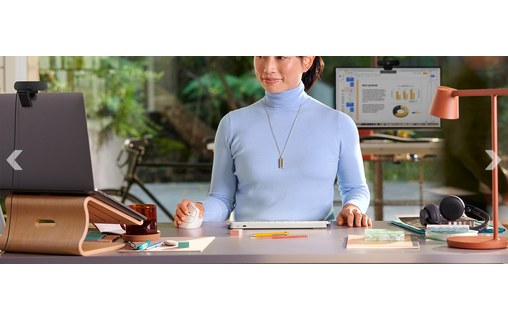 Souris sans fil Logitech Lift - Blanche - Ergonomique, Verticale