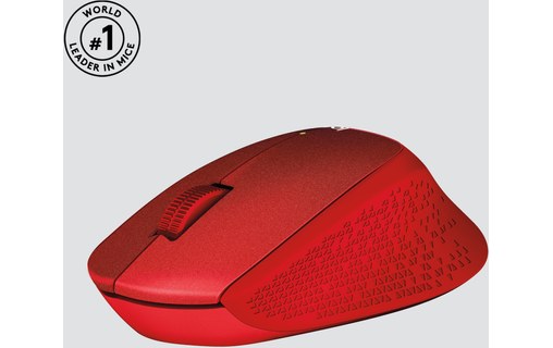 Souris sans fil Logitech M330 Silent Plus - Rouge