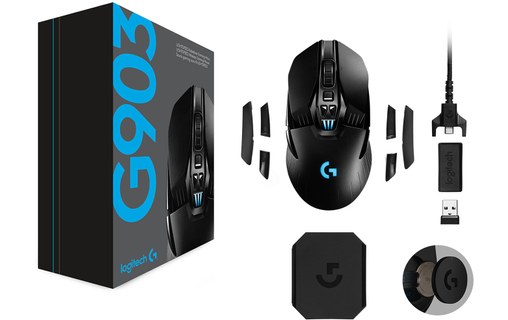 LOGITECH G - Souris Gamer Sans Fil G903 LIGHTSPEED - Noir