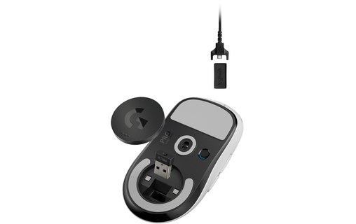 Souris Gaming sans fil Logitech Pro X Superlight - Blanche