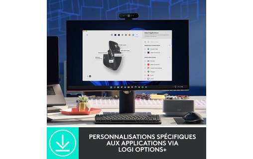 Souris sans fil Logitech MX Master 3S - Grise - Pour droitier, Ergonomique