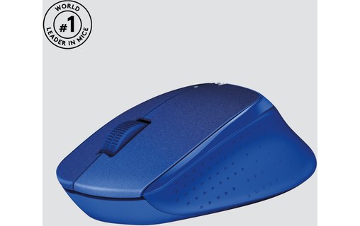 Souris sans fil Logitech M330 Silent Plus - Bleue