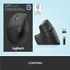 Souris sans fil Logitech Lift - Graphite - Pour gaucher, Ergonomique