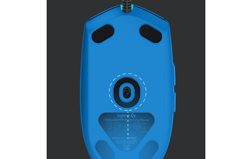 Logitech G G203 LIGHTSYNC Gaming Mouse souris USB Type-A 8000 DPI