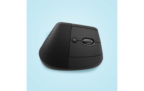 Souris sans fil Logitech Lift - Graphite - Ergonomique, Verticale