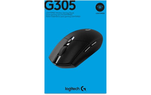 LOGITECH Souris filaire USB Gaming G305 LIGHTSPEED Noir