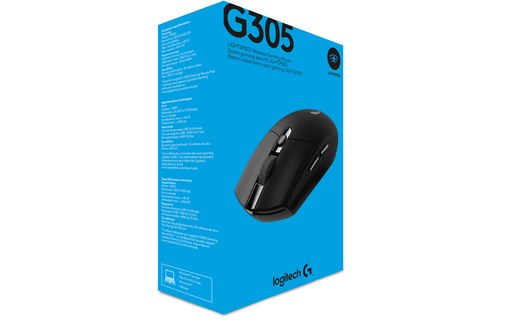 LOGITECH Souris filaire USB Gaming G305 LIGHTSPEED Noir