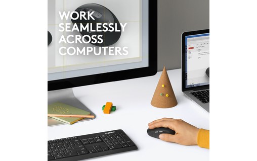 Logitech M590 souris RF Sans fil + Bluetooth Optique 1000 DPI Droitier