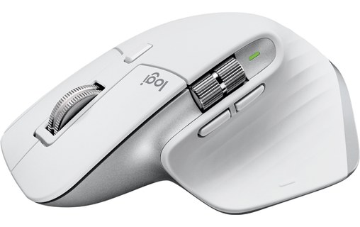 Souris sans fil Logitech MX Master 3S - Argent - Pour droitier, Ergonomique