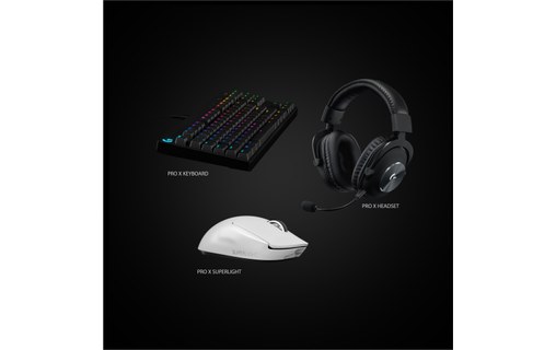 Souris Gaming sans fil Logitech Pro X Superlight - Blanche