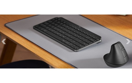 Souris sans fil Logitech Lift - Blanche - Ergonomique, Verticale