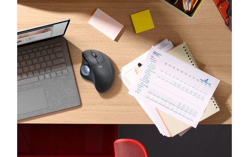 Logitech M575 for Business souris Droitier Bluetooth Trackball 2000 DPI