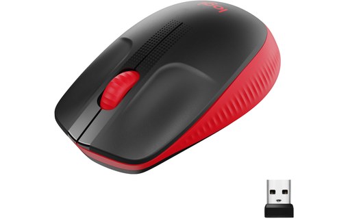 Souris sans fil Logitech M190 - Rouge