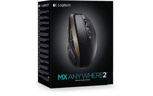 Logitech MX Anywhere 2 souris RF Sans fil + Bluetooth Laser 1000 DPI Droitier