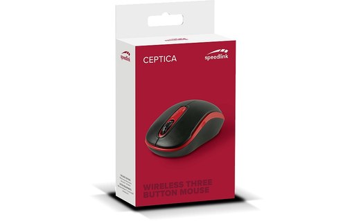 Souris sans fil Speedlink Ceptica - Noire, Rouge