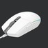 LOGITECH Souris filaire USB G203 Gaming LIGHTSYNC Blanche