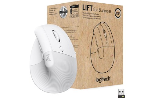 Logitech Lift for Business souris Droitier RF sans fil + Bluetooth Optique 4000