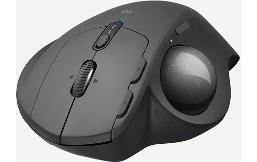 Souris sans fil Logitech MX Ergo - Graphite - Ergonomique, Trackball