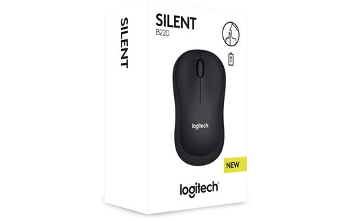 Logitech B220 Silent souris RF sans fil Optique 1000 DPI Ambidextre