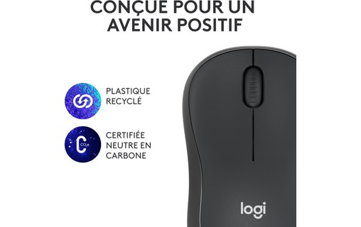 Souris sans fil Logitech M240 Silent - Graphite