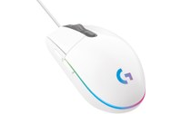 LOGITECH Souris filaire USB G203 Gaming LIGHTSYNC Blanche