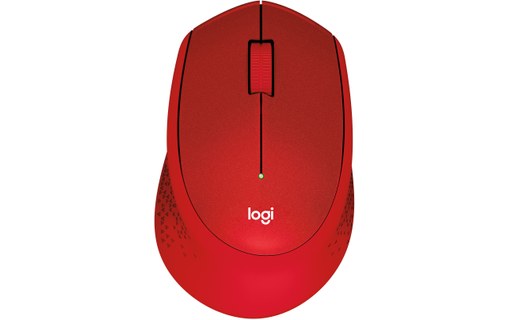 Souris sans fil Logitech M330 Silent Plus - Rouge