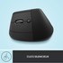 Souris sans fil Logitech Lift - Graphite - Pour gaucher, Ergonomique