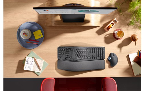 Logitech M575 for Business souris Droitier Bluetooth Trackball 2000 DPI