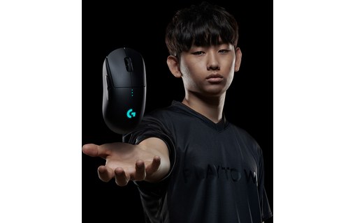 Souris de jeu sans fil Logitech G PRO avec capteur Hero