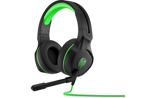 Casque gaming HP Pavilion 400 Gaming Noir, Vert