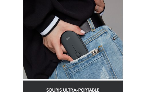 Logitech Pebble M350 souris RF Sans fil + Bluetooth Optique 1000 DPI Ambidextre