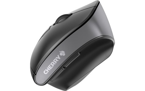 Souris sans fil CHERRY MW 4500 - Grise, Noire - Pour gaucher, Ergonomique