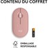 Souris sans fil Logitech Pebble 2 M350s - Rose