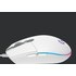 LOGITECH Souris filaire USB G203 Gaming LIGHTSYNC Blanche