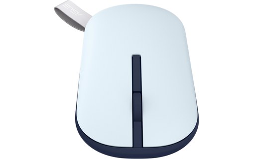 Souris sans fil ASUS Marshmallow MD100 - Bleue, Rose