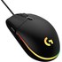 LOGITECH Souris filaire USB G203 Gaming LIGHTSYNC Noir