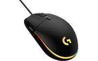 LOGITECH Souris filaire USB G203 Gaming LIGHTSYNC Noir