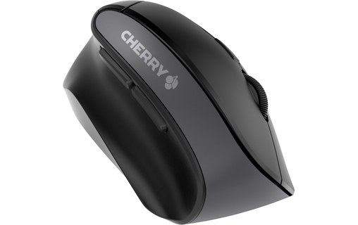 Souris sans fil CHERRY MW 4500 - Grise, Noire - Pour gaucher, Ergonomique