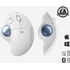 Souris sans fil Logitech ERGO M575 - Blanche - Ergonomique, Trackball