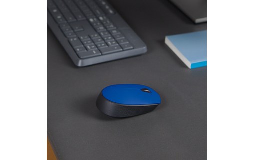 Souris sans fil Logitech M171 - Bleue