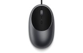 Souris Filaire pour USB C Ambidextre Design Elegant Gris Foncé - Satechi